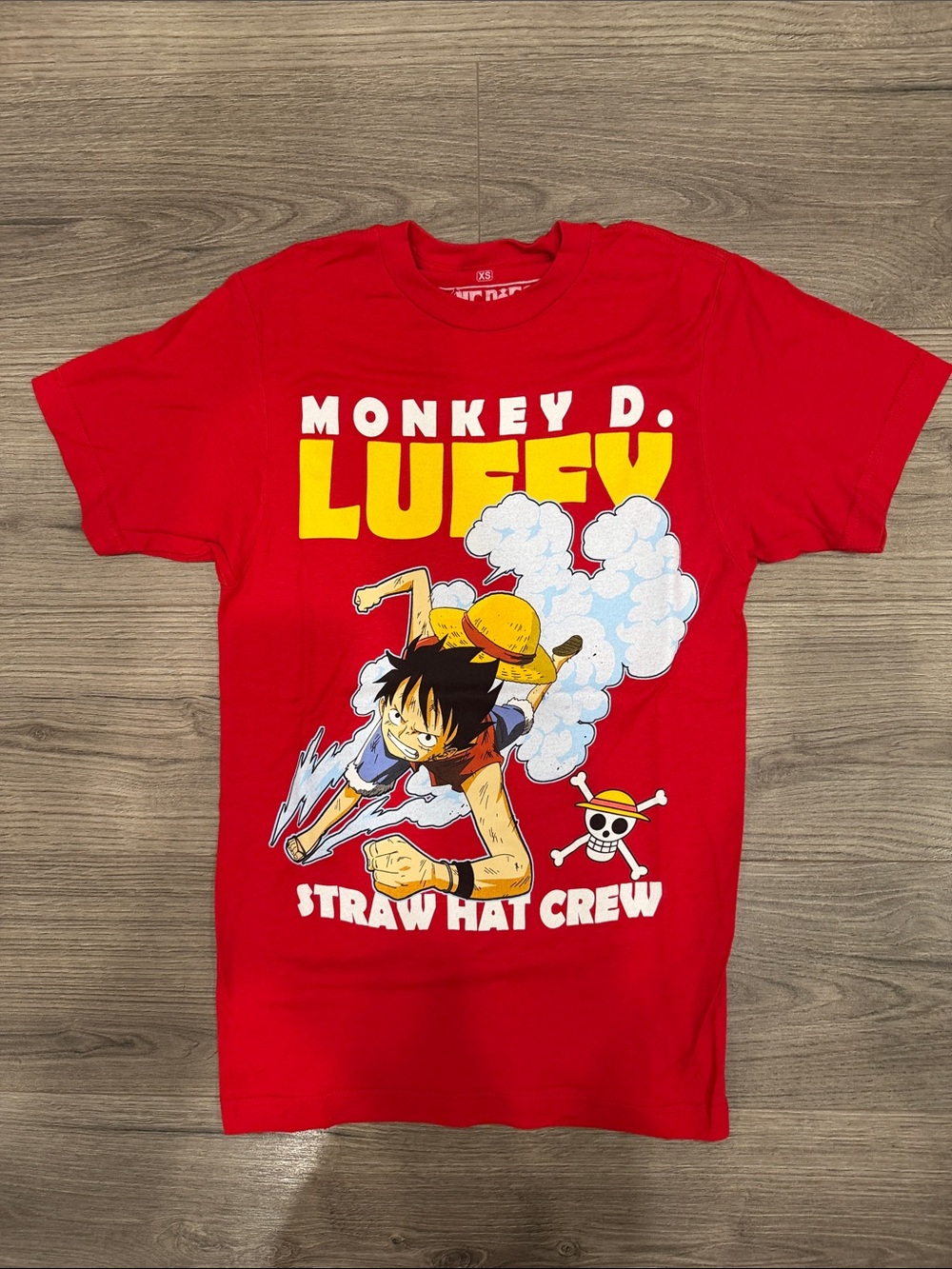 One Piece Monkey D. Luffy Straw Hat Crew Men’s Size Extra Small